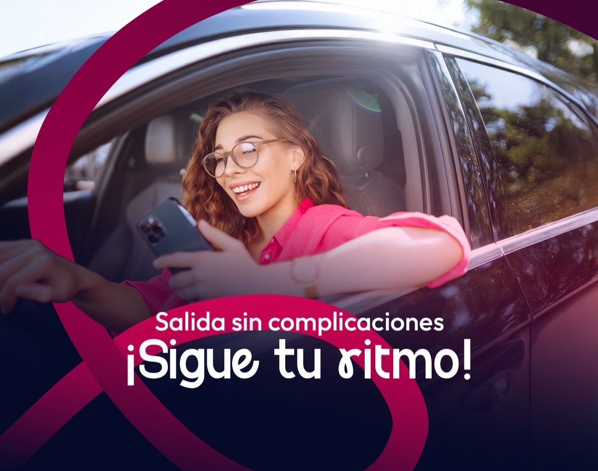 Paso 4: salida sin complicaciones del estacionamiento