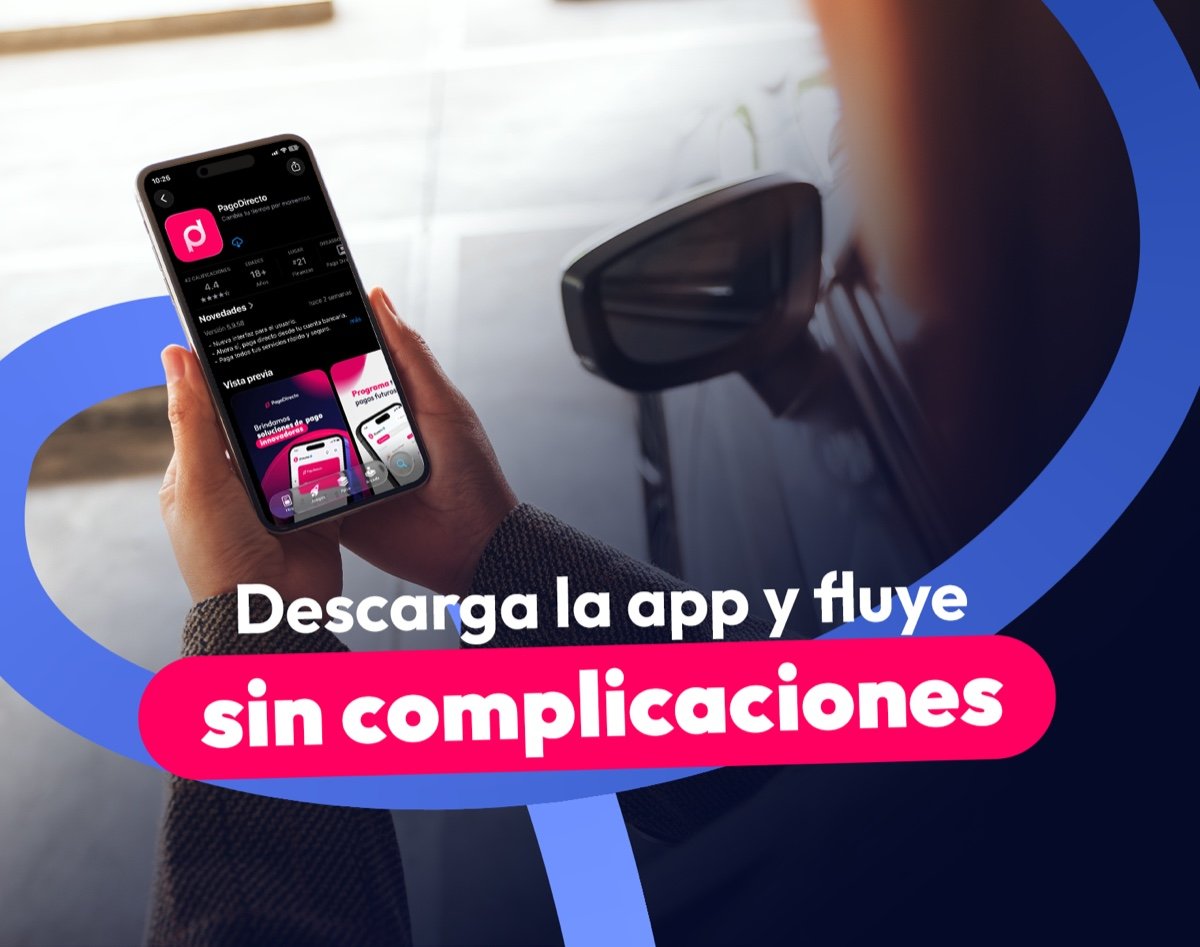 Paso 1: descarga PagoDirecto y regístrate