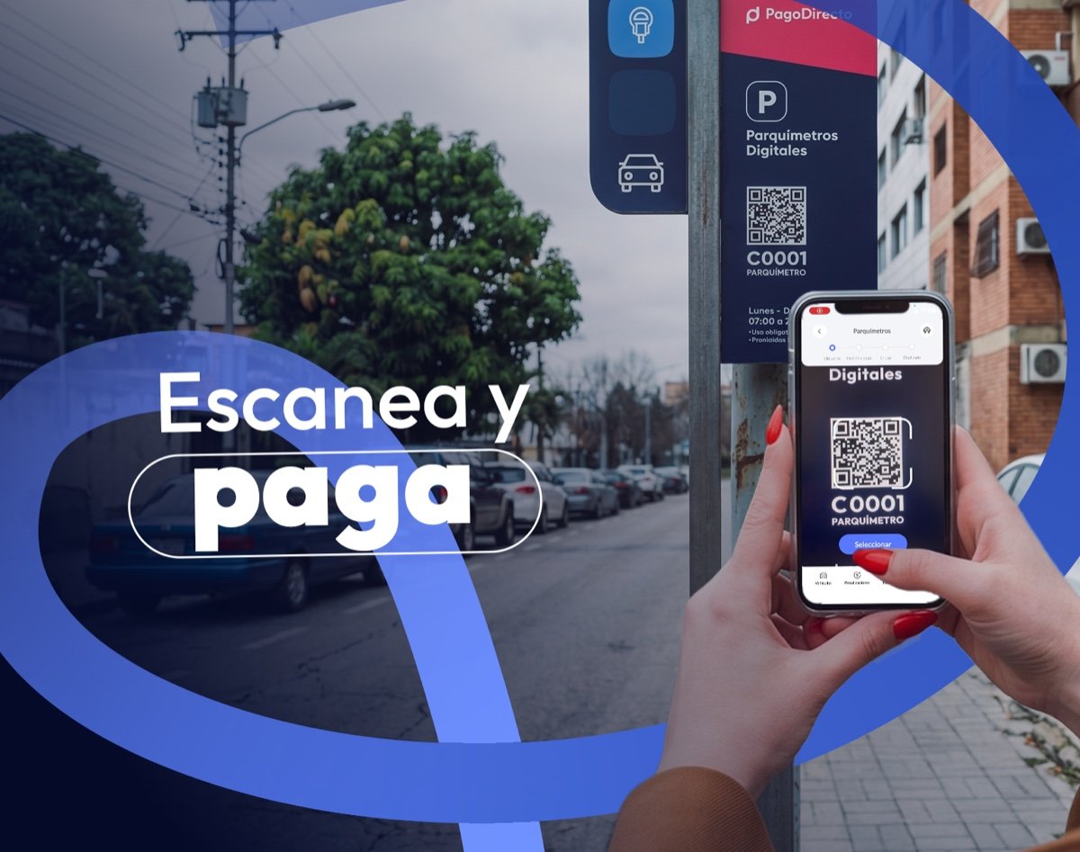 Paso 3: escanea el código QR del parquímetro