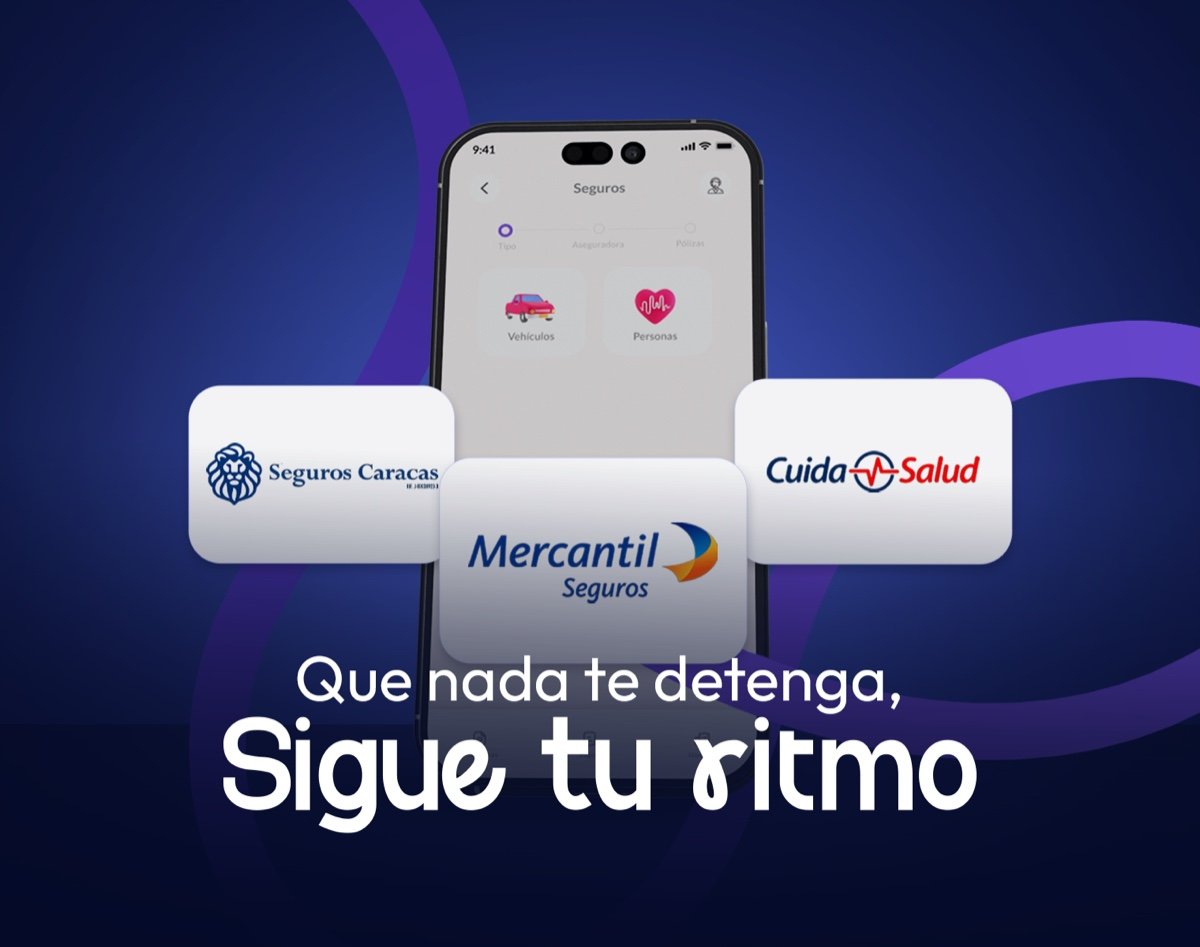 Marketplace de seguros PagoDirecto — Seguros Caracas, Mercantil Seguros y Cuida Salud disponibles en la app