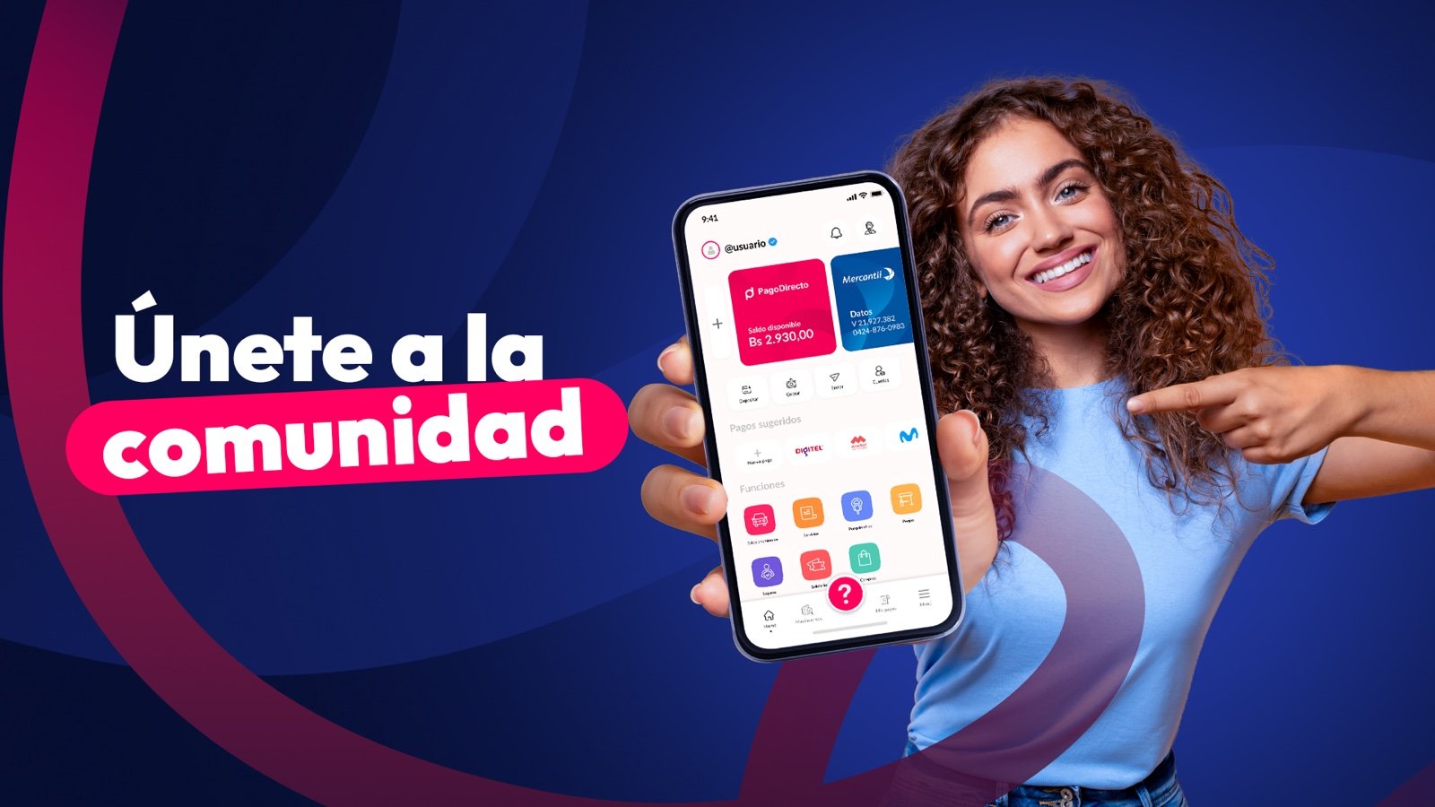 Únete a la comunidad PagoDirecto