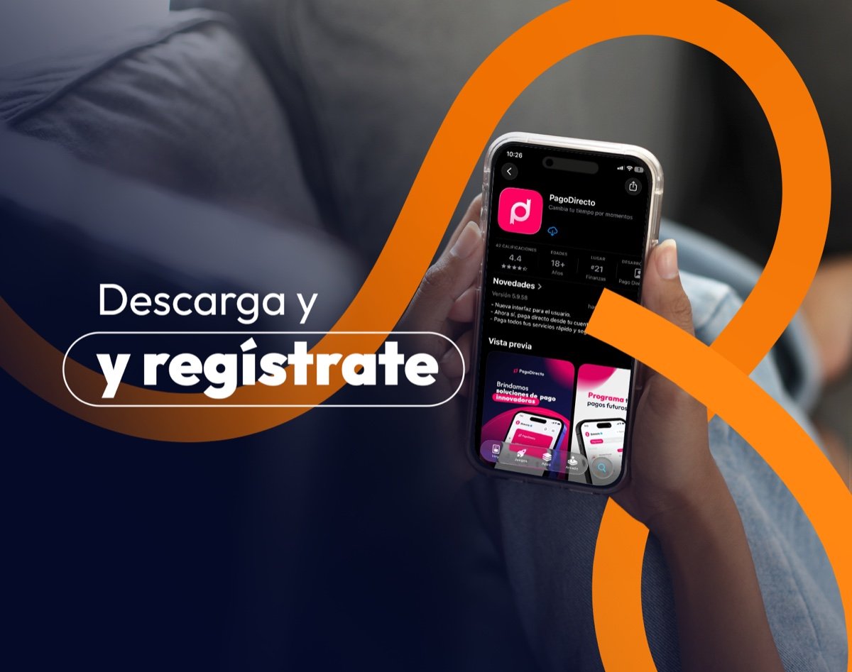Paso 1: descarga y regístrate en PagoDirecto