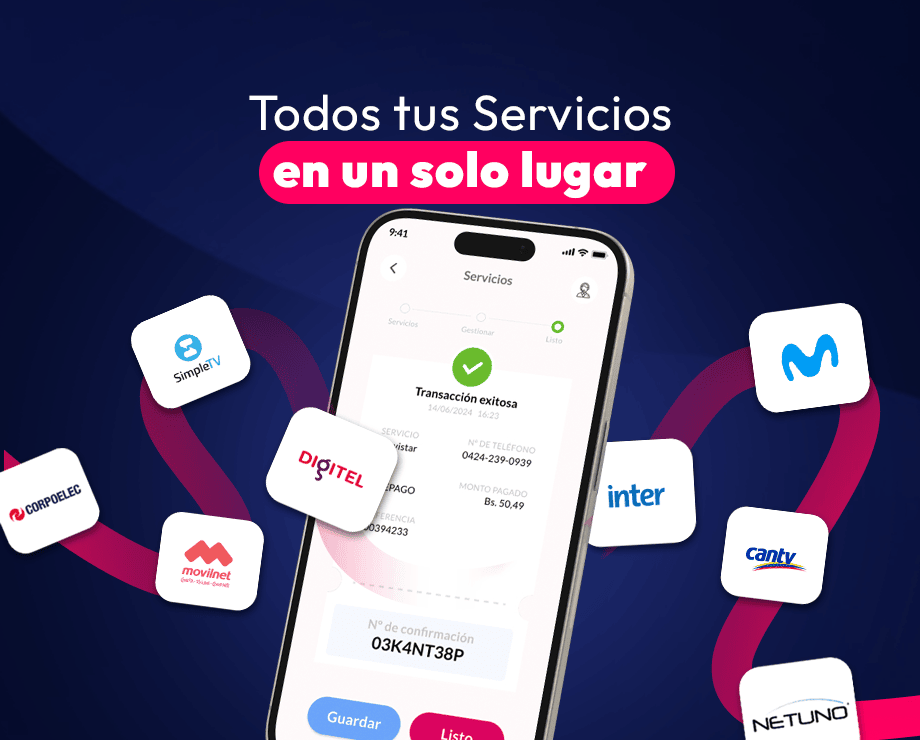 Paso 2: elige el servicio que quieres pagar